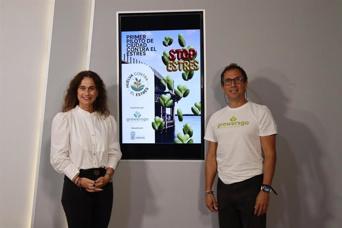 Presentación en el Ayuntamiento de 'Huelva contra el Estrés'.