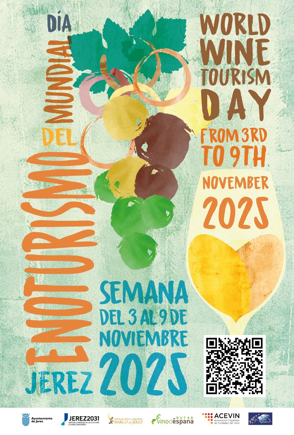 Cartel de la celebración por el Día Mundial del Enoturismo.