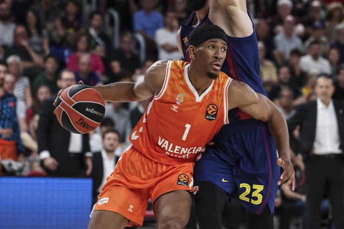 El jugador del Valencia Basket Kameron Taylor 