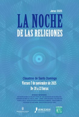 Cartel de la Noche de las Religiones.