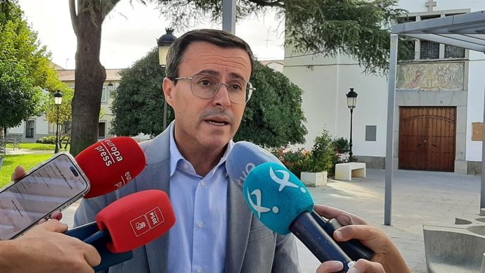 El secretario general del PSOE en Extremadura, Miguel Ángel Gallardo, en una imagen de archivo.