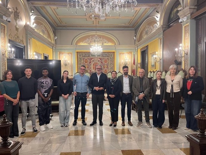 Presentación del audiovisual en el Ayuntamiento