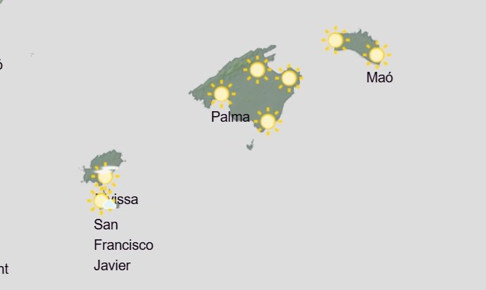 El tiempo hoy, martes 28 de octubre, en Baleares.