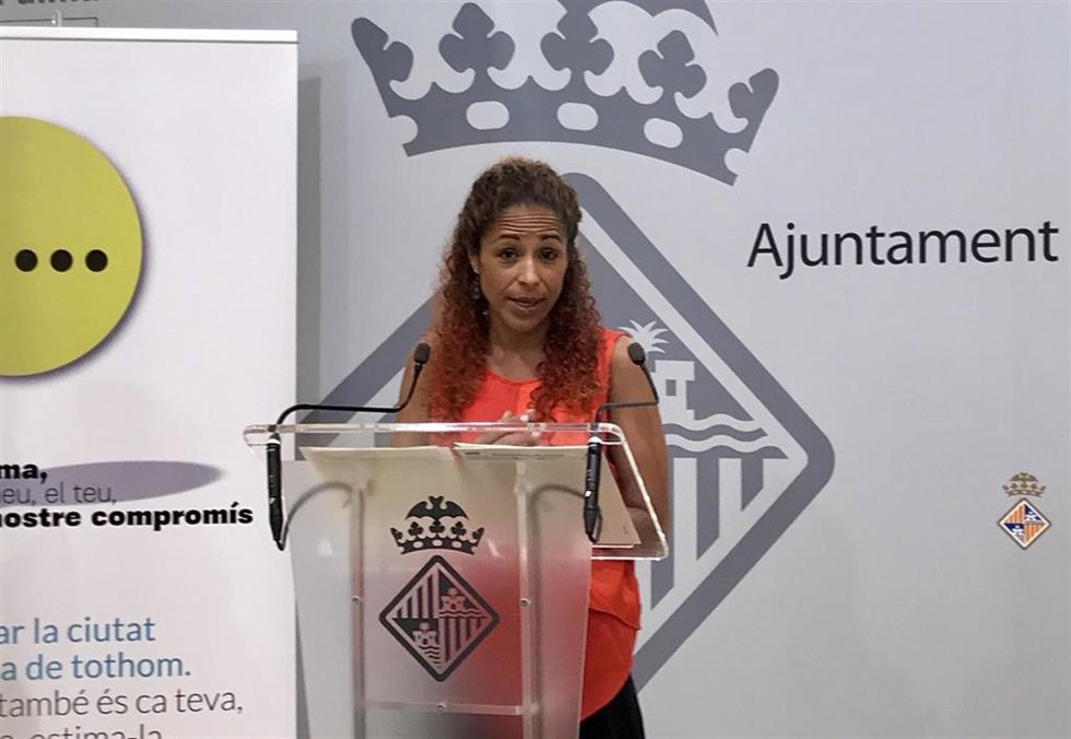 Archivo - La exedil Jhardi, en rueda de prensa.
