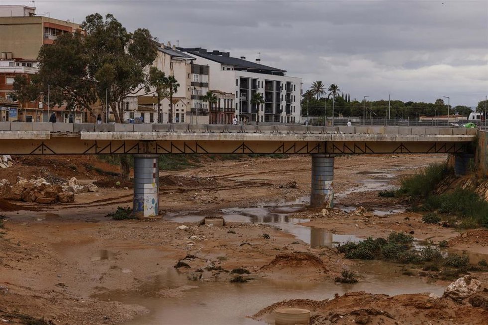 El barranco del Poyo a su paso por Paiporta, a 29 de septiembre de 2025, en Paiporta, Valencia. ARCHIVO. 