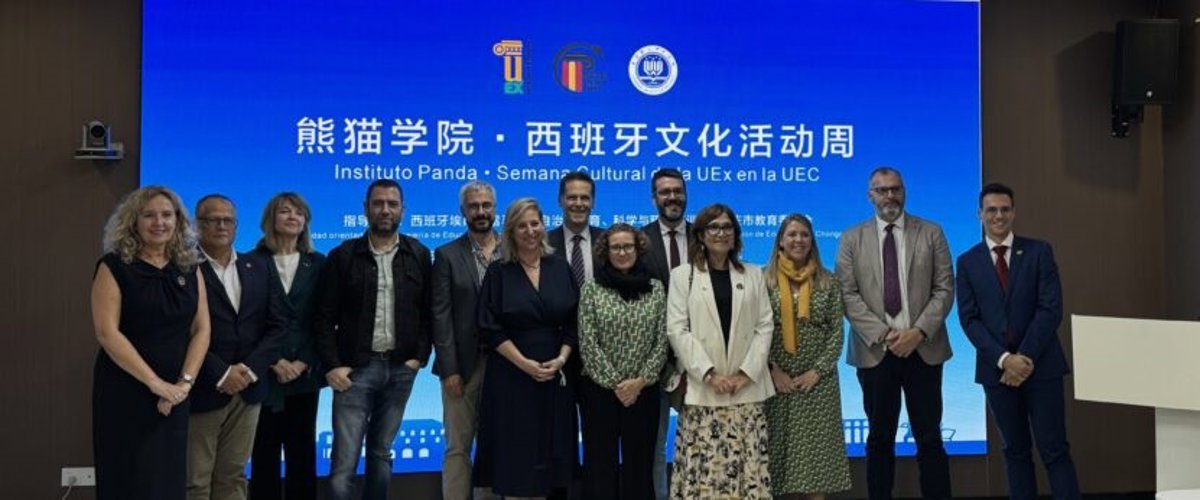 Una delegación de la UEx participa en la Semana Cultural de Extremadura en China que une arte, educación y cooperación