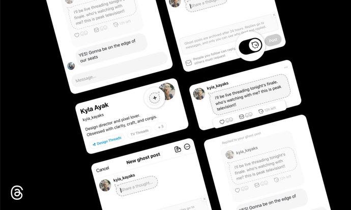 Nuevas publicaciones fantasma en Threads.