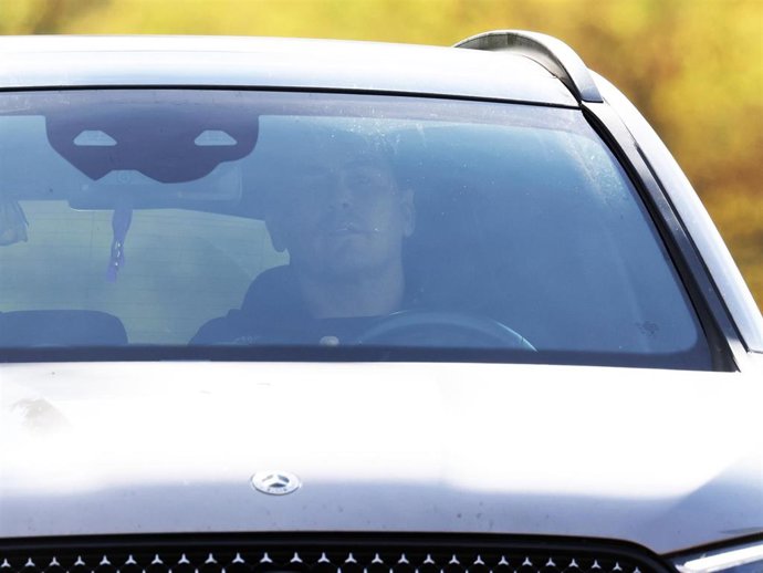 Iker Casillas a la salida de la comisaría de Hortaleza