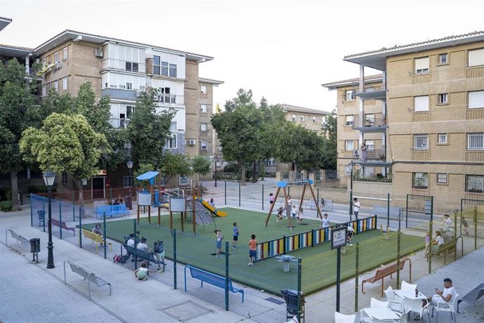 Archivo - Barrio de Mairena del Aljarafe, en foto de archivo