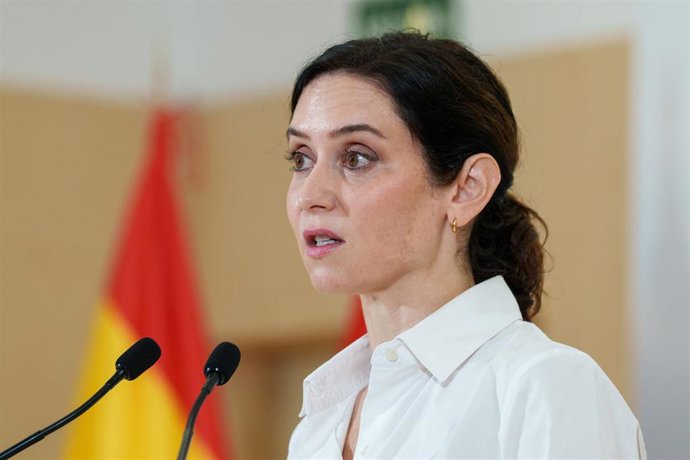 La presidenta de la Comunidad de Madrid, Isabel Díaz Ayuso, inaugura el Palacio de Justicia de Torrejón de Ardoz, a 28 de octubre de 2025, en Torrejón de Ardoz, Madrid (España). 