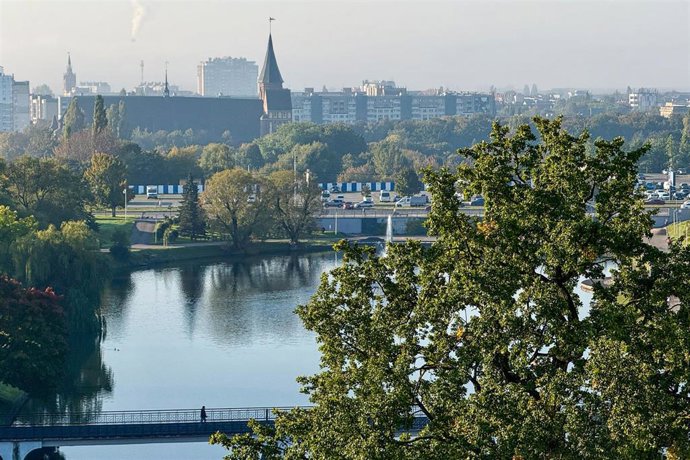 Vista general de la ciudad rusa de Kaliningrado