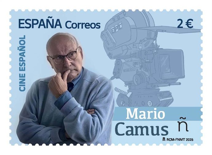 Sello de Correos en homenaje al cineasta santanderino Mario Camus