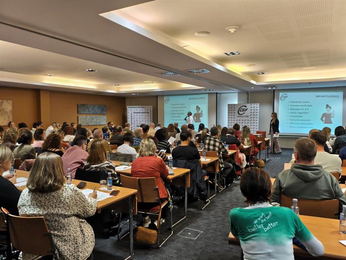 Jornada del sector sanitario de CSIF en Valladolid.