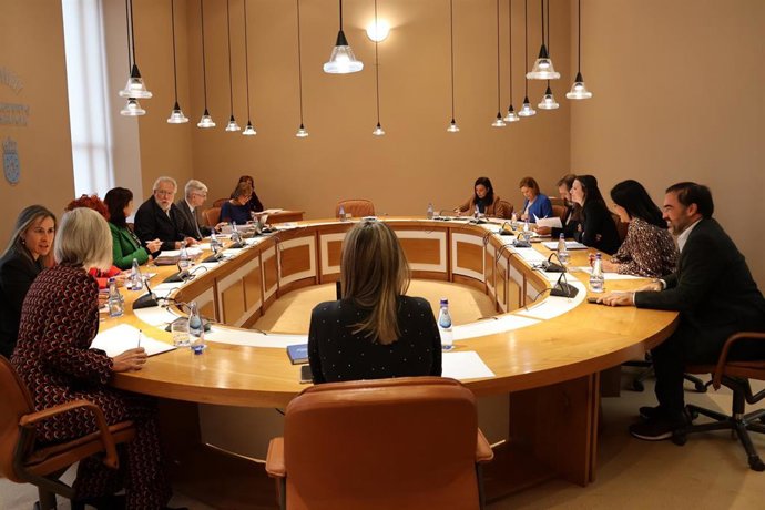 Junta de portavoces del Parlamento de Galicia.