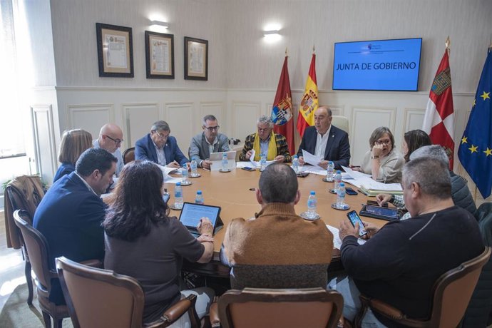 Reunión de la Junta de Gobierno de la Diputación de Segovia.