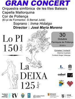 La Sinfónica de Baleares actuará en la iglesia parroquial de Pollença por el 150 aniversario de 'El Pi de Formentor'