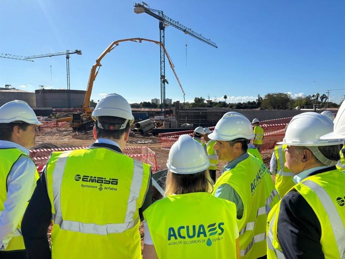 Las obras de la nueva depuradora Palma II alcanzan el 60% de ejecución
