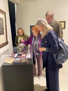 Carvajal en la exposición 'Astronautas'.