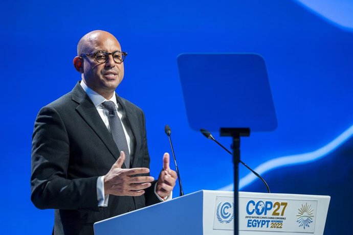 Archivo - El secretario ejecutivo de la ONU para el Cambio Climático, Simon Stiell.