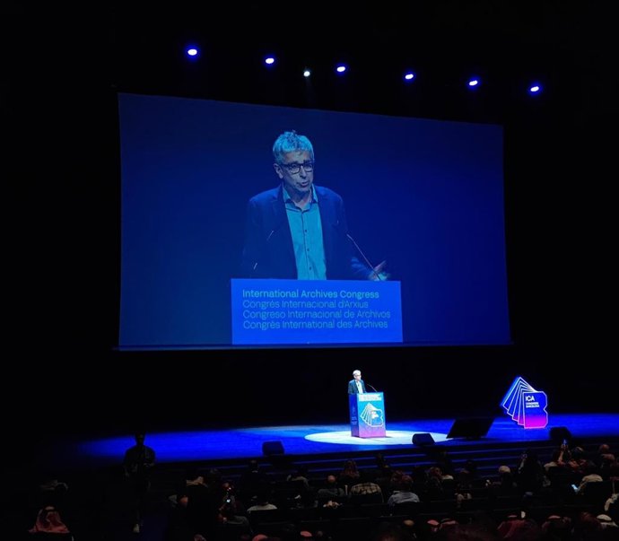 Martí durante su intervención.