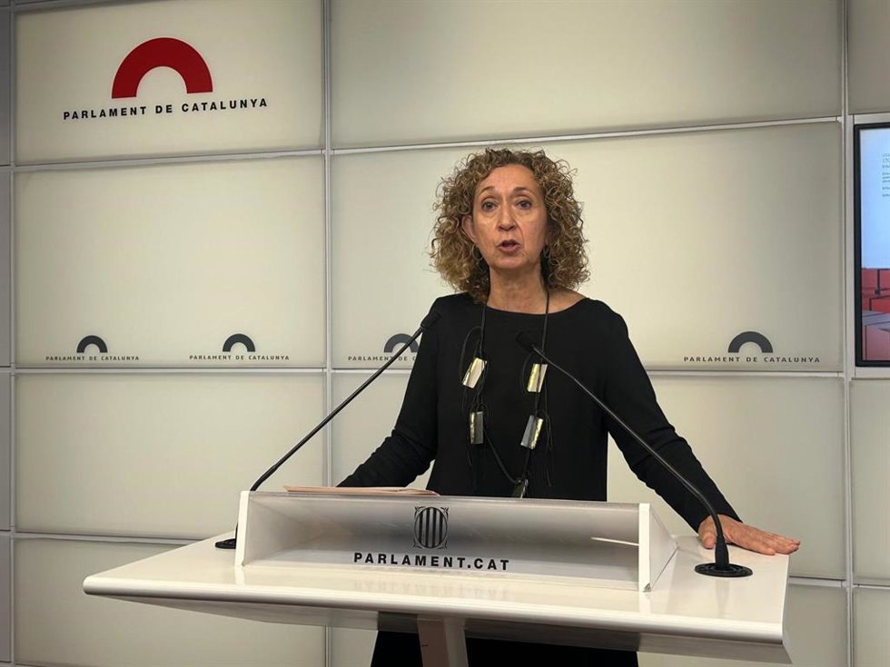 La portavoz de ERC en el Parlament, Esther Capella
