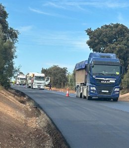 La Diputación dedica 655.000 euros para asfaltar todo el trazado de la carretera principal de acceso a Alameda