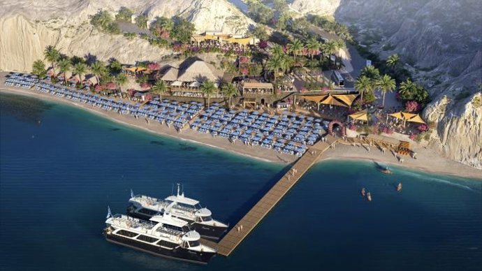 Royal Caribbean Group lanzará el próximo verano el 'Royal Beach Club Santorini'