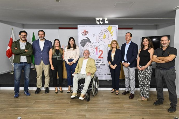 Presentación de la XII edición del Festival Inclusivo de Cortometrajes 'Gallo Pedro' en Almería.