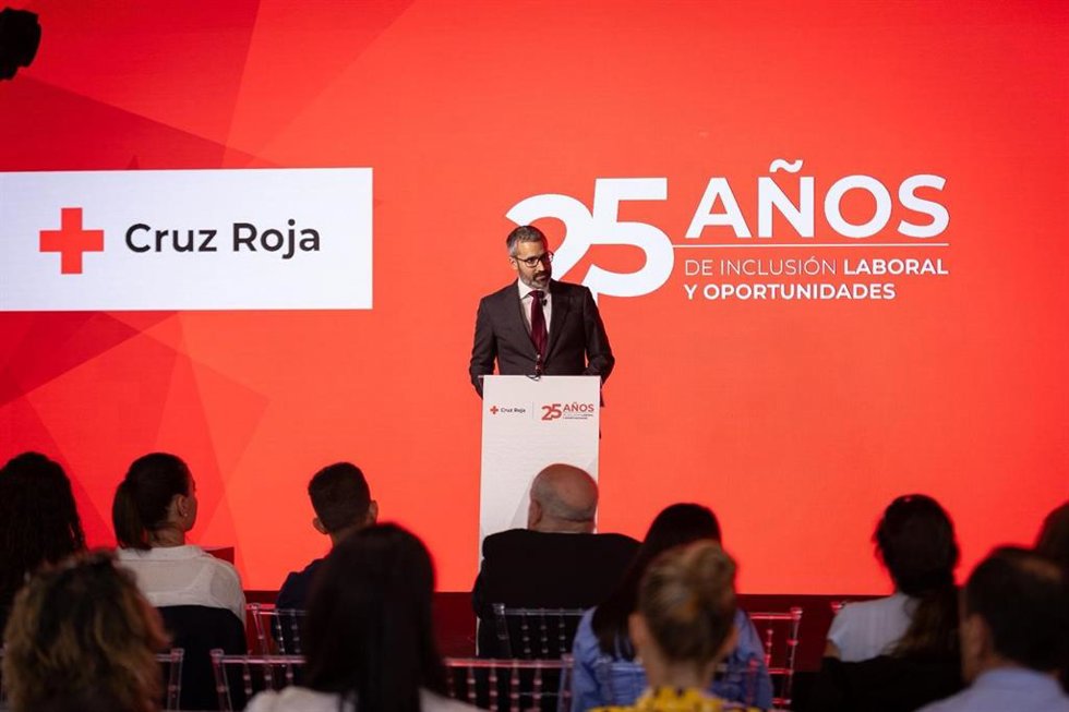 El delegado del Gobierno, Francisco Lucas, en la clausura del acto