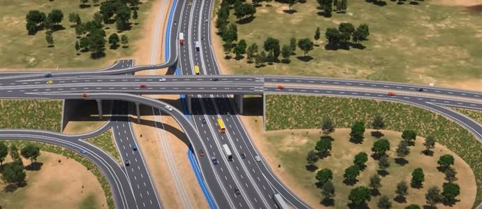 Autopista de Sacyr en Chile