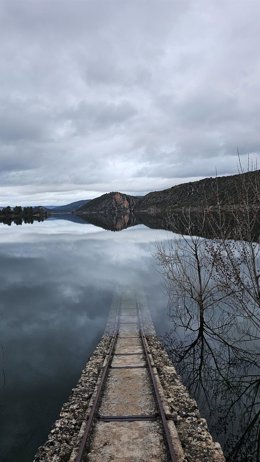 Archivo - Entrepeñas y Buendía tras el paso de la borrasca Jana