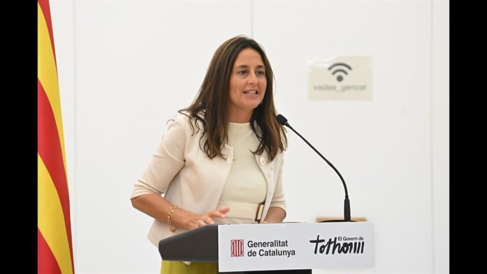 La consellera de Educación y Formación Profesional de la Generalitat de Catalunya, Esther Niubó