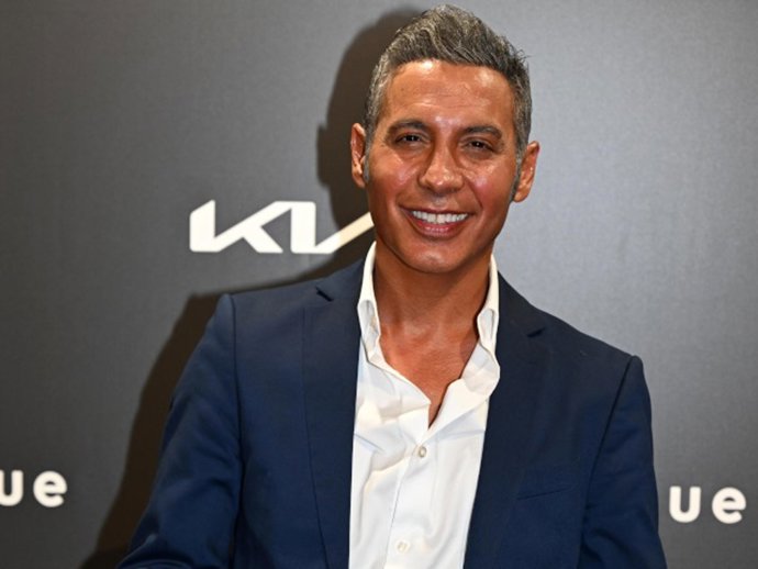 Pitingo asiste a la celebración del 48 cumpleaños del chef Mario Sandoval en un pabellón de Ifema, a 28 de enero de 2024, en Madrid