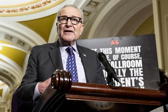 El líder de los demócratas en el Senado de Estados Unidos, Chuck Schumer