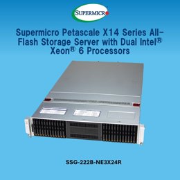 Supermicro Petascale X14 Series All-Flash Storage Server with Dual Intel Xeon 6 Processors