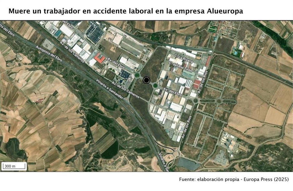 AMP.- Fallece un trabajador en accidente laboral en una empresa en el Polígono de El Sequero