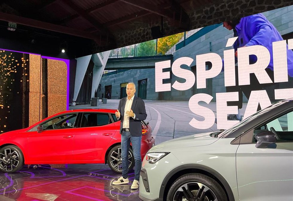 El ceo de Seat y Cupra, Markus Haupt, durante la presentación de los nuevos Seat Ibiza y Arona en Ibiza