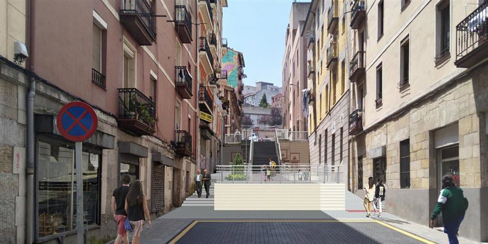 Infografía del proyecto de renovación en la calle Cantera.