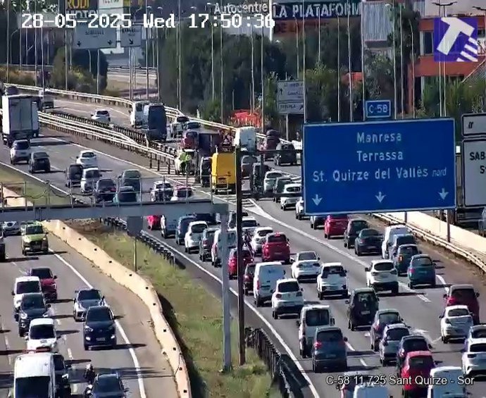 Archivo - C-58 a la altura de Sant Quirze del Vallès (Barcelona)