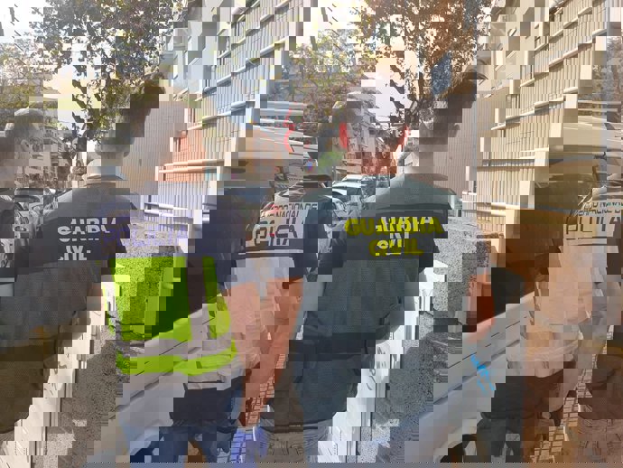 Agentes de la Policía Nacional y la Guardia Civil