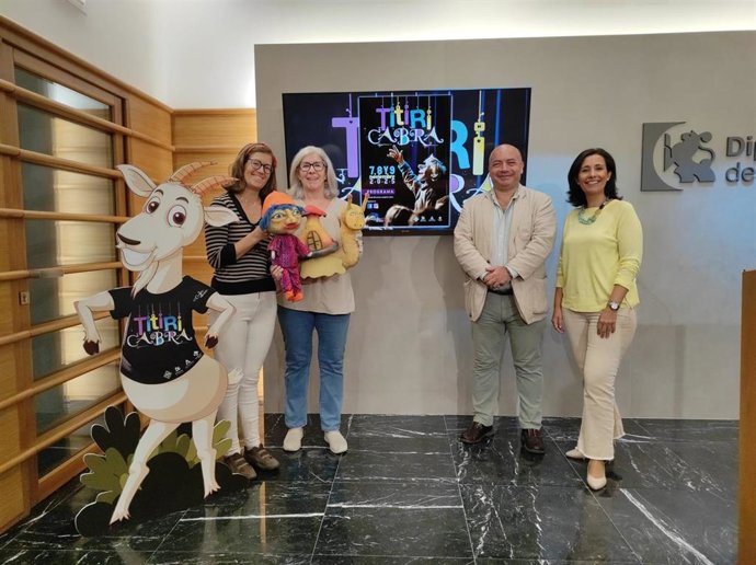 El delegado de Cultura de la Diputación, Gabriel Duque, en la presentación del Festival TitiriCabra.