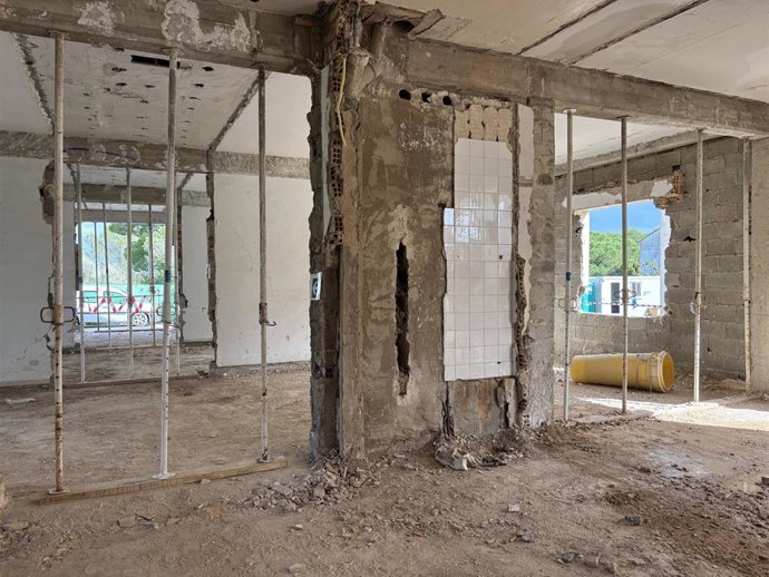 Obras de la escuela oficial de Idiomas de Ibiza