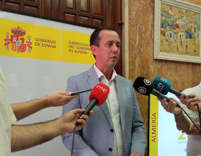 Archivo - El subdelegado de Gobierno en Almería, José María Martín.