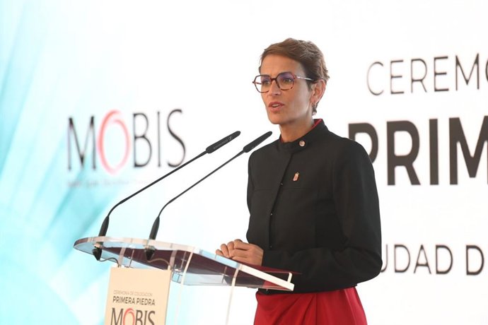 Archivo - La presidenta de Navarra, María Chivite, en una imagen de archivo.