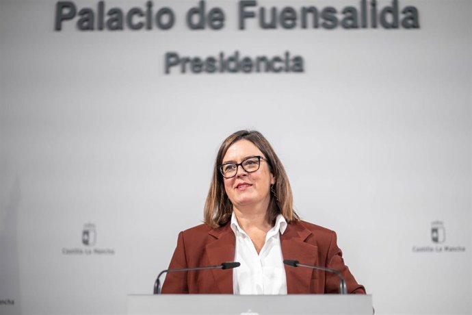 La portavoz del Gobierno de Castilla-La Mancha, Esther Padilla.