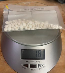 Pastillas anabolizantes que iban a ser introducidas en la cárcel de Botafuegos de Algeciras (Cádiz)