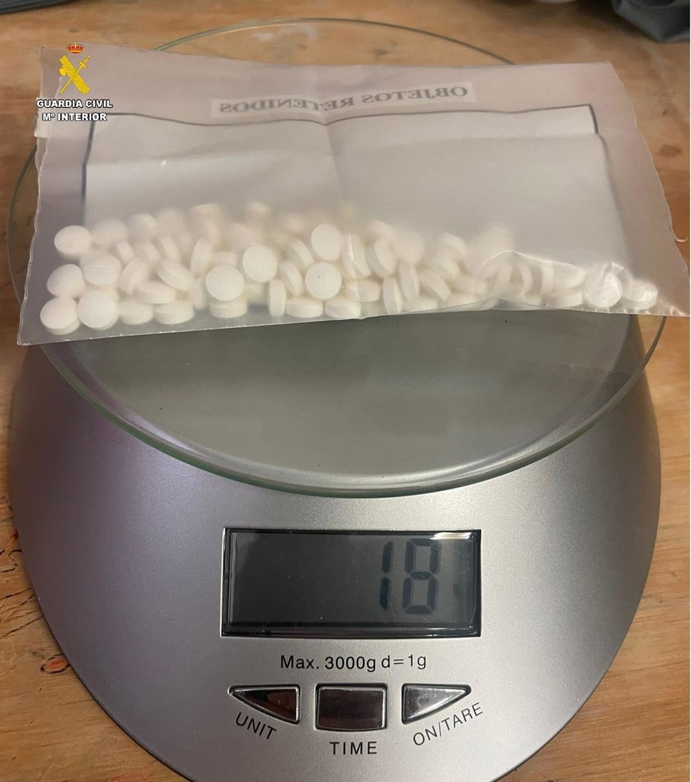 Pastillas anabolizantes que iban a ser introducidas en la cárcel de Botafuegos de Algeciras (Cádiz)