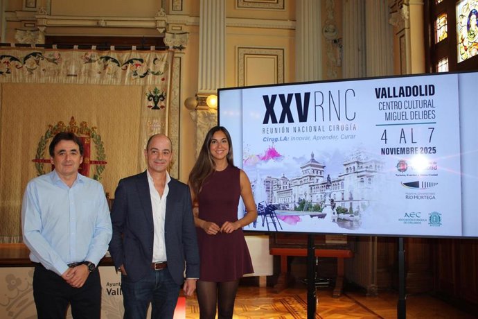 Presentación de la XXV Reunión Nacional de Cirugía que se celebrará en Valladolid.
