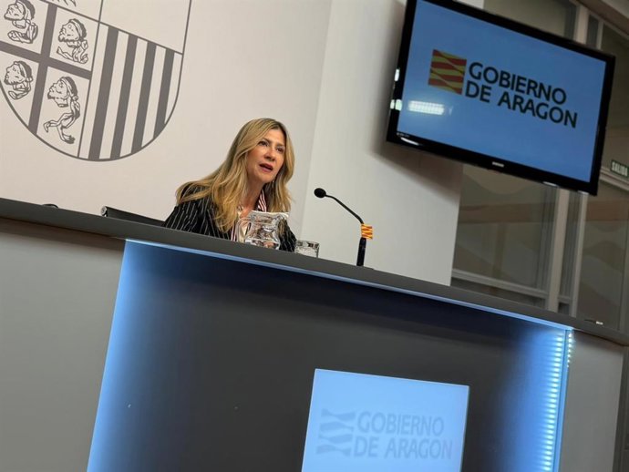 La vicepresidenta del Gobierno de Aragón, Mar Vaquero.