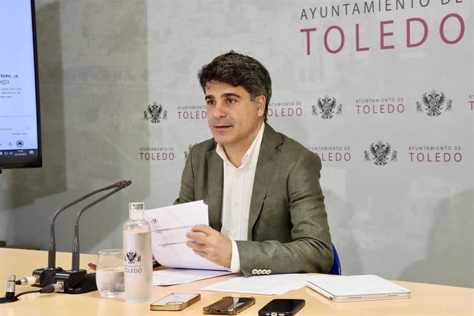 El portavoz municipal del Ayuntamiento de Toledo, Juan José Alcalde.